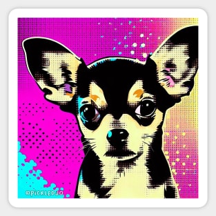 Chihuahua Pop Art Sticker